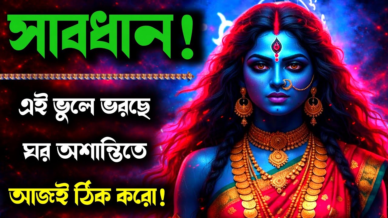 ১১১১ 🕉️ মা কালী বলছেন 😳 তোমার ঘরে অশান্তি কেন? এখনই বদলাও — লক্ষ্মী নিজেই দরজায় কড়া নাড়বে!