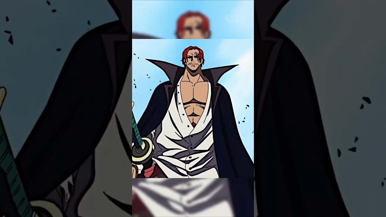 Shanks stopped the war with aura alone #onepiece #shanks
