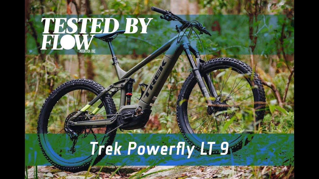 Flow's First Bite: Trek Powerfly LT 9 2019 - a burly e-bike built for a proper thrashing.
