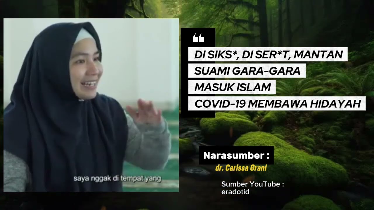 dr. CARISSA DISI*SA, DISER*T,TAK BERD4YA OLEH MANTAN SUAMI KARNA MASUK ISLAM 🥺