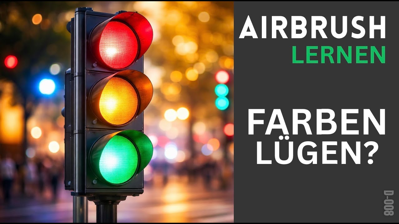 🎨🧐 D-008 Farben sind Illusion Licht und Wahrnehmung in Airbrushmalerei