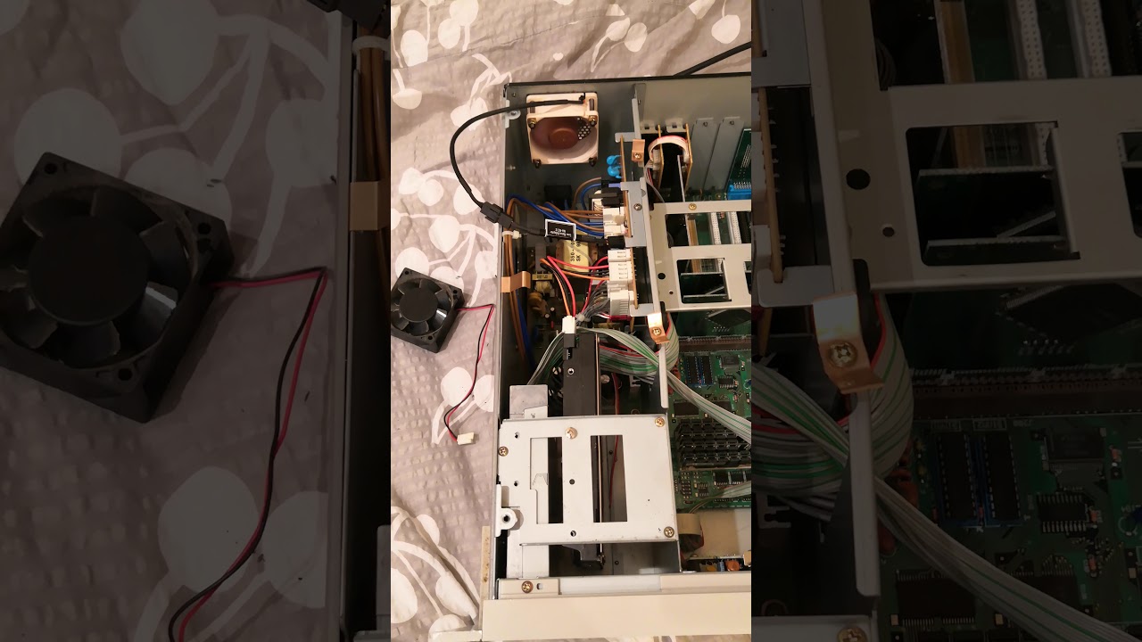 New silent fan in my AKAI S6000 (After installation), and volume comparison