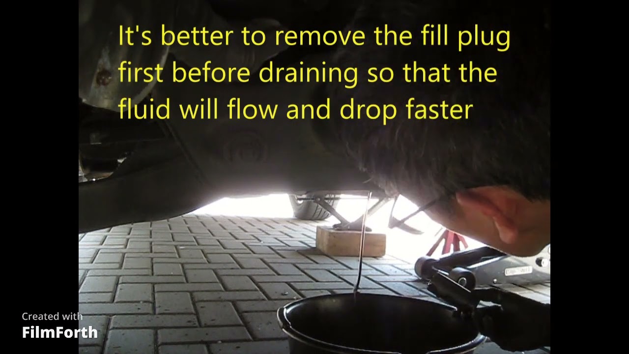 2009 Hyundai Veracruz Rear Differential Oil Replacement
