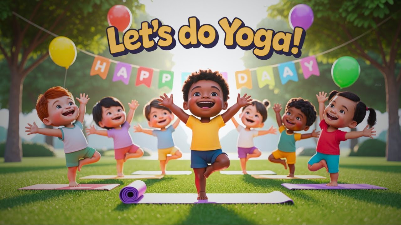 International Yoga Day Song for Kids |  Yoga Song for kids
