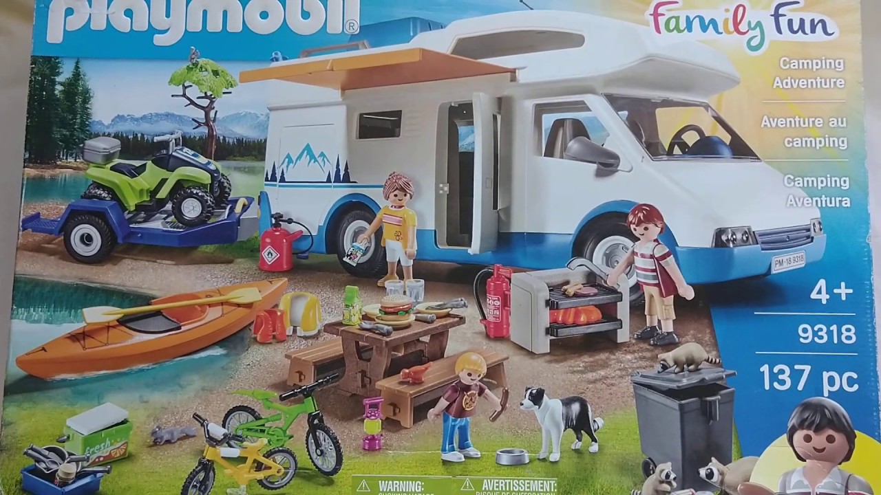 PLAYMOBIL 9318 --- CAMPER (DIA DE CAMPO)