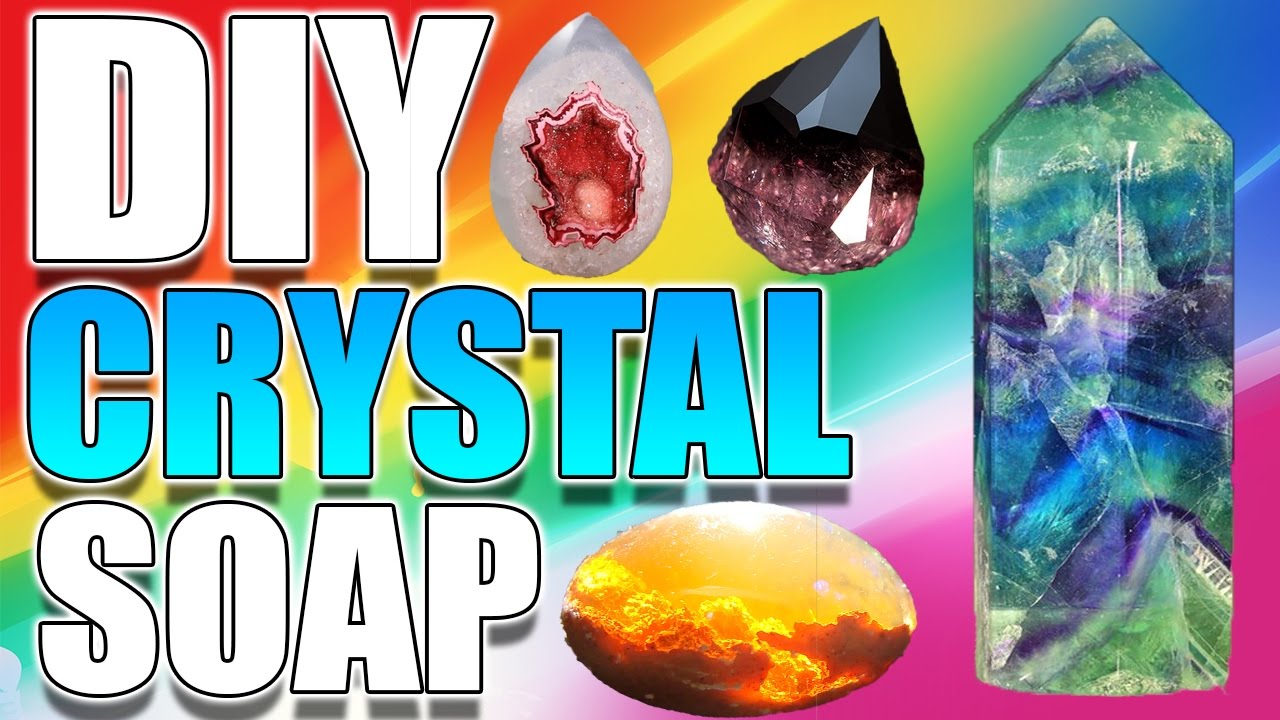 DIY CRYSTAL SOAP!!