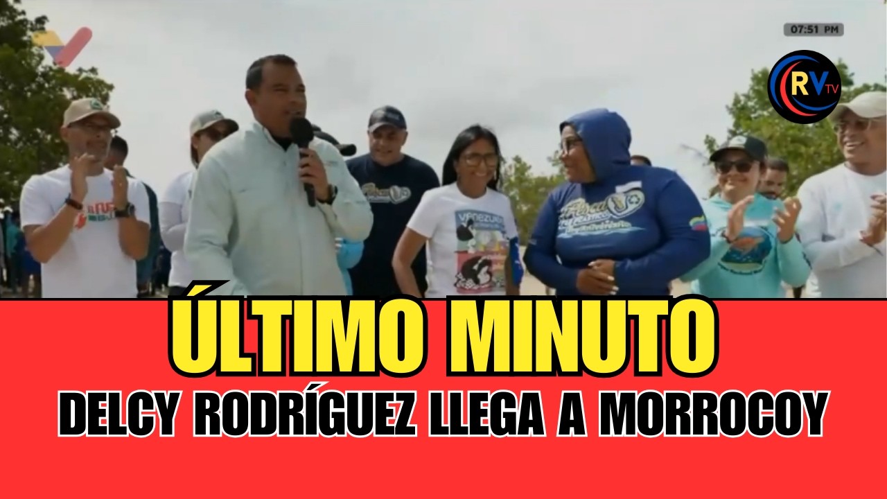 EN VIVO | DELCY RODRÍGUEZ LLEGA AL PARQUE NACIONAL MORROCOY #venezuela