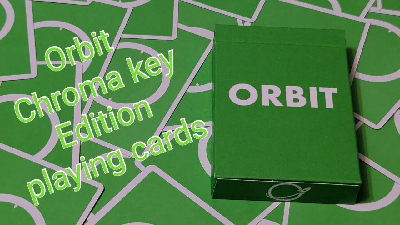 Daily deck review day 219 - Orbit Chroma key edition playing cards