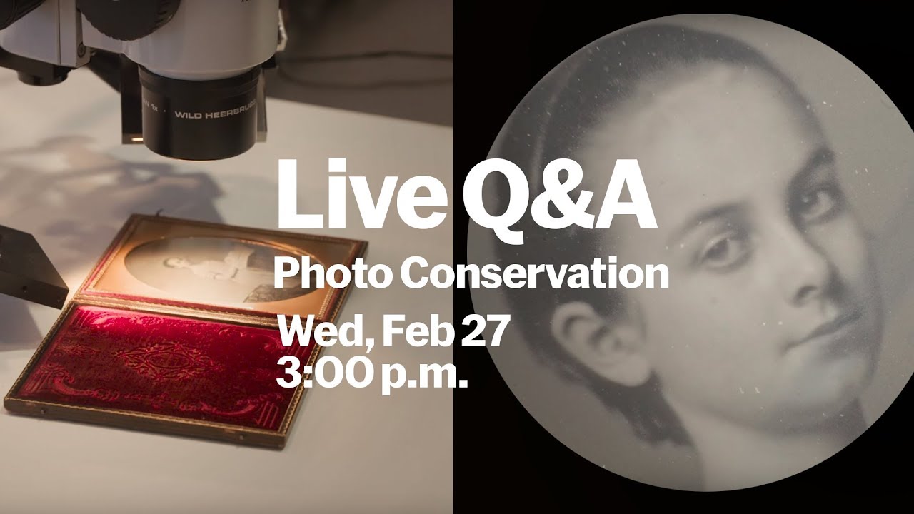 Trailer: LIVE Q&A with MoMA Photo Conservator and Curator (Feb 27) &ndash; Send us your questions!