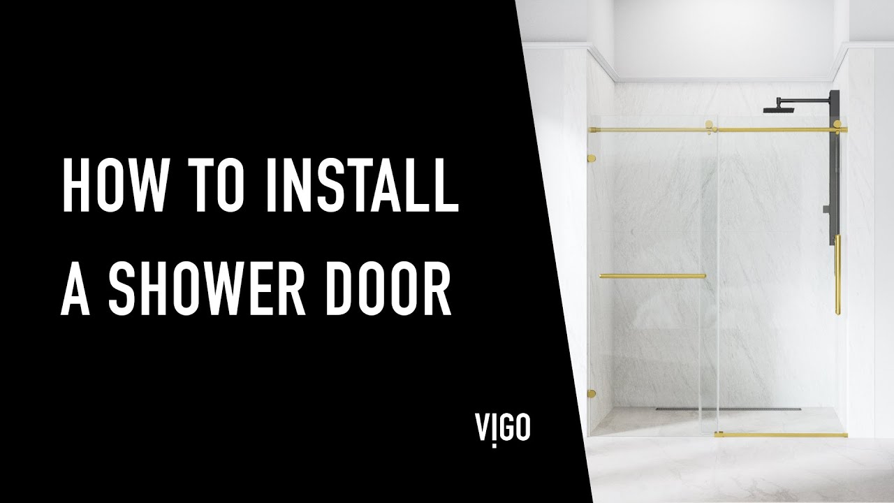 VIGO FERRARA Sliding Shower Door - FULL Installation Guide (VG6080)