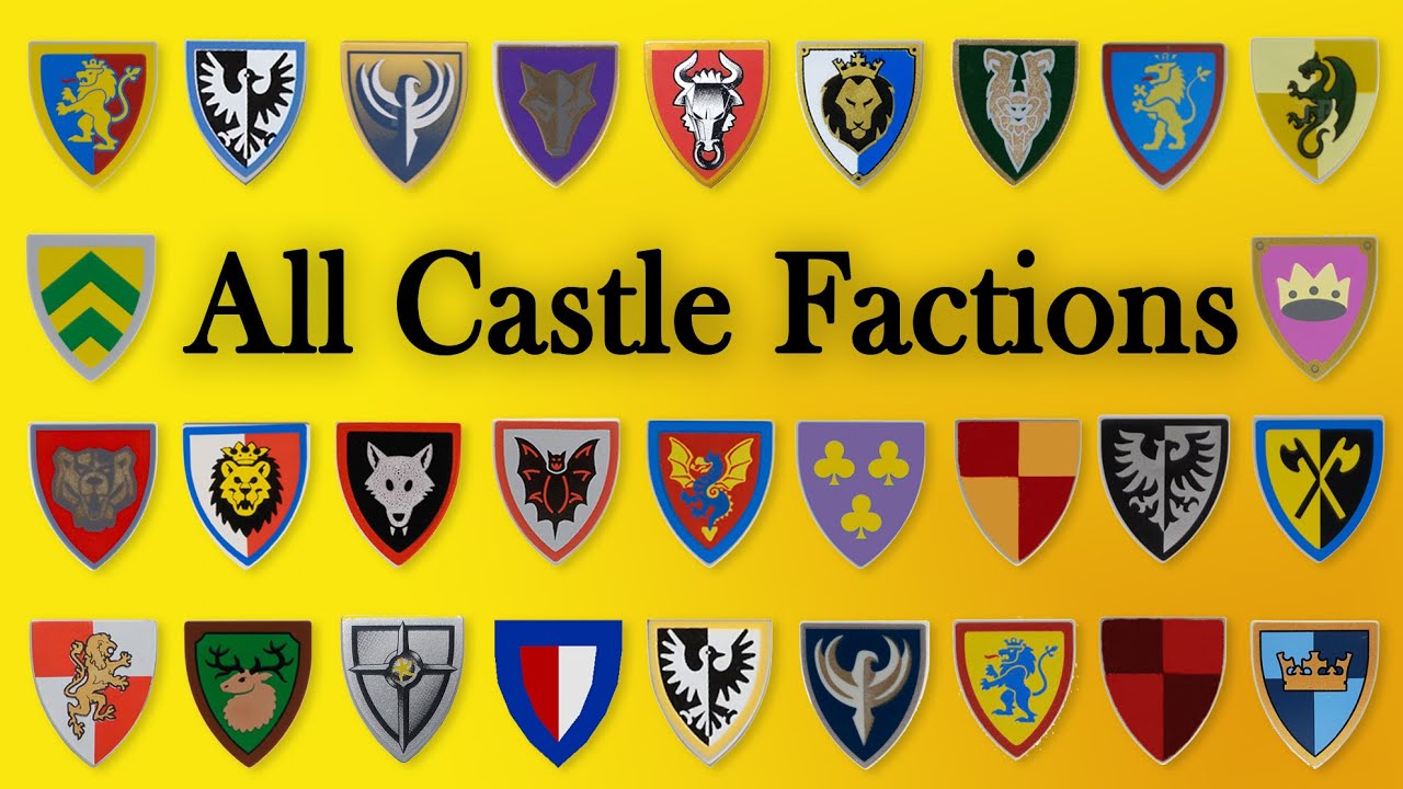 All LEGO Castle Factions 1978 - 2023