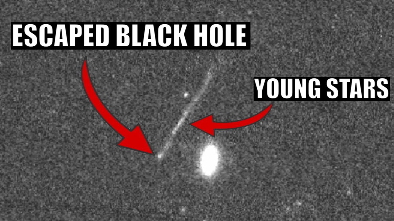 Black Hole Escaped a Galaxy, Started Forming Stars in Its Wake