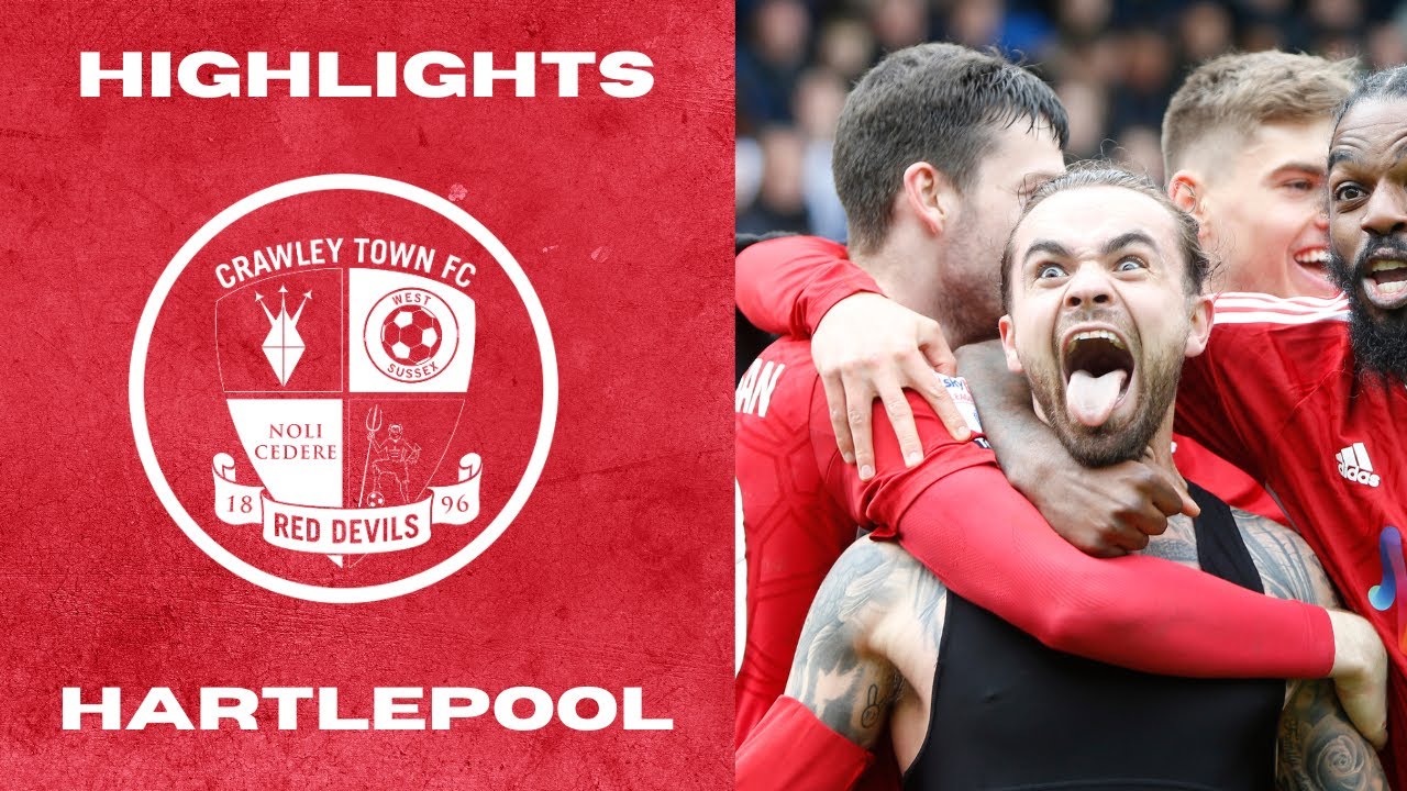 HIGHLIGHTS | Hartlepool United vs Crawley Town