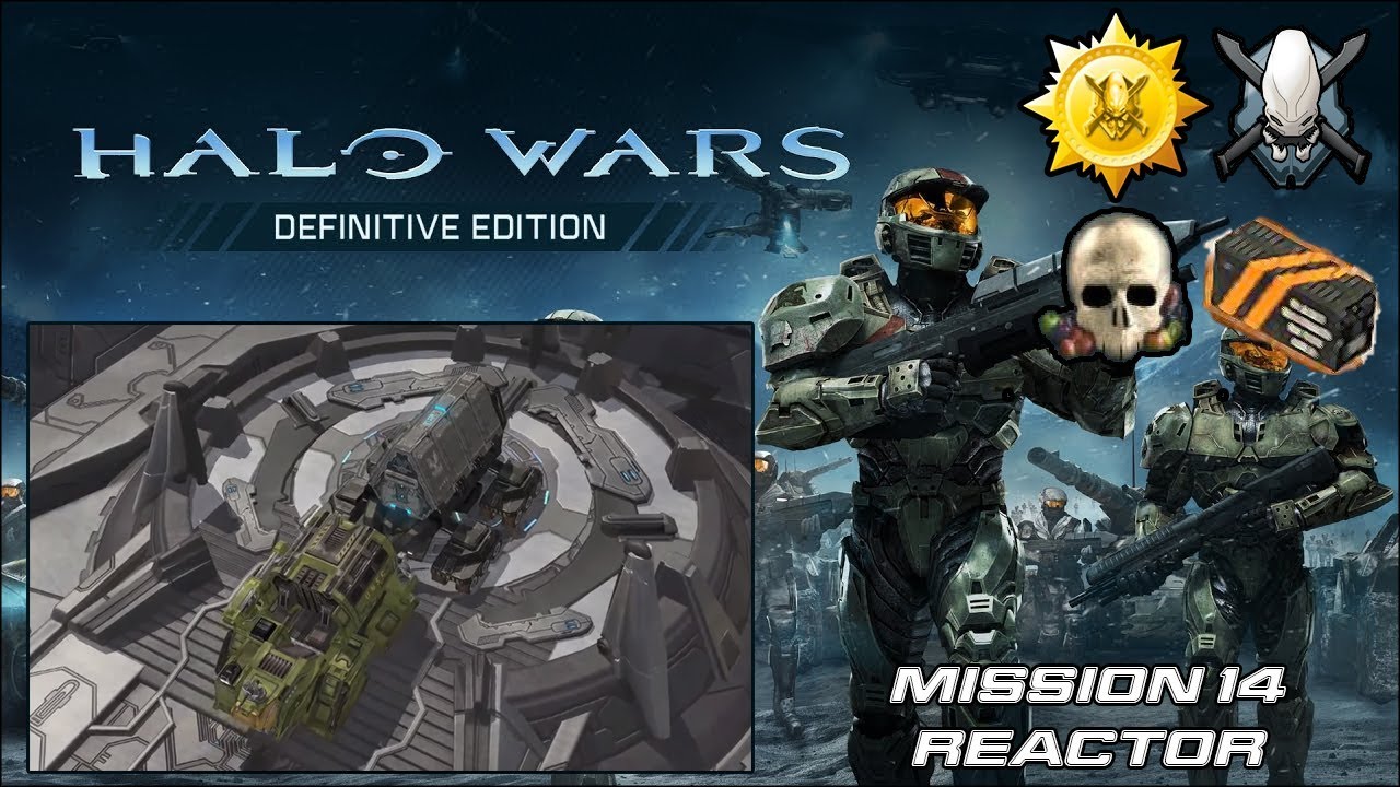 Halo Wars Legendary Gold Campaign - Mission 14 Reactor