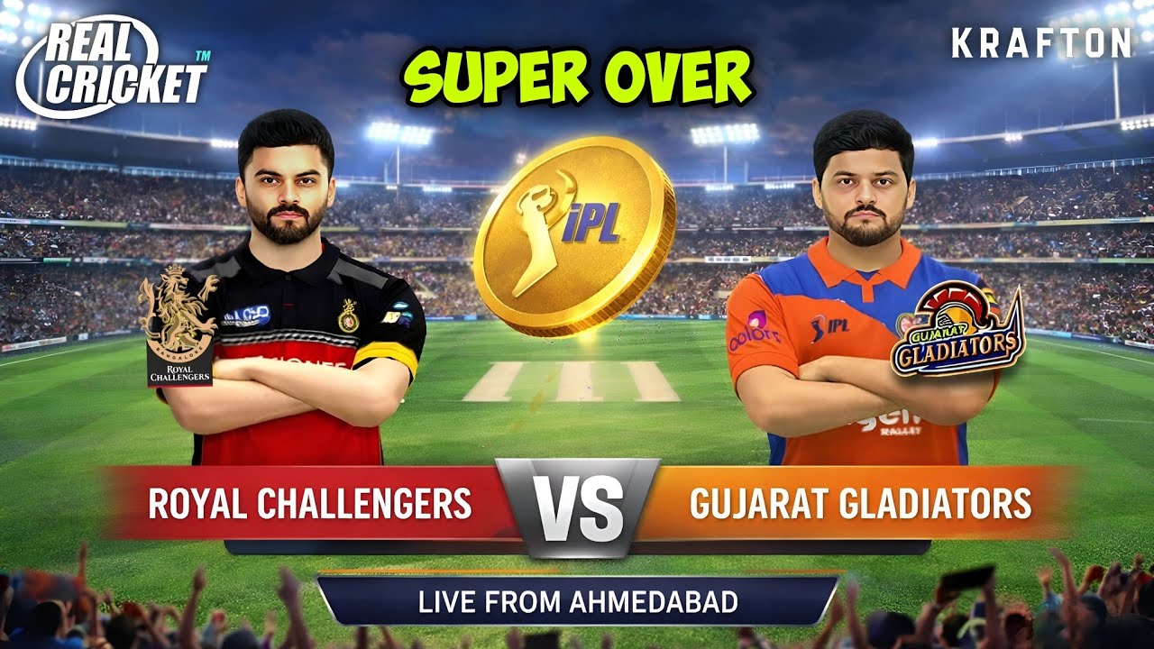 Super Over RCB vs GT IPL 2017 Highlights | Virat Vs Raina Super Over Super Finish | Real Cricket |