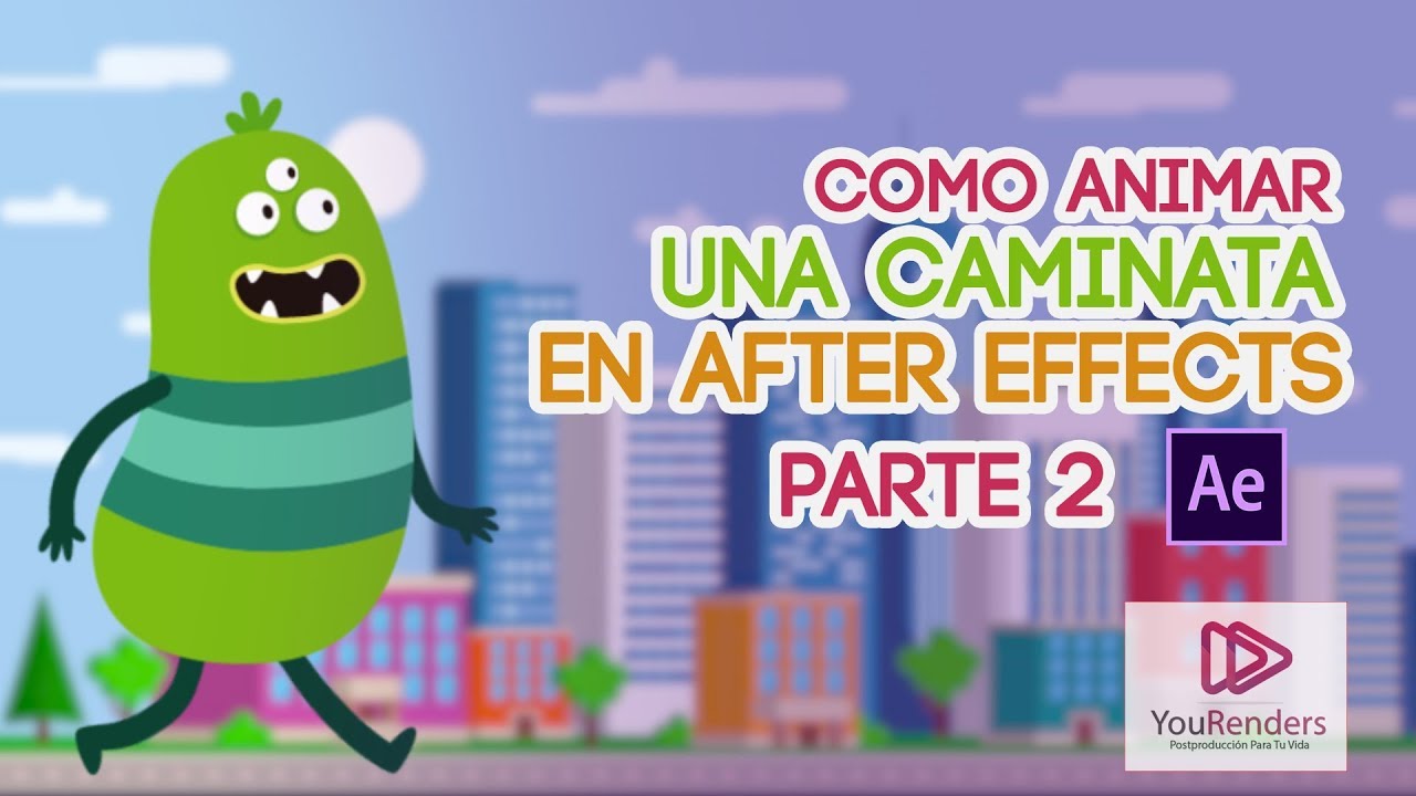 CICLO DE CAMINADO DE PERSONAJES 🏃 en After Effects [Parte II]