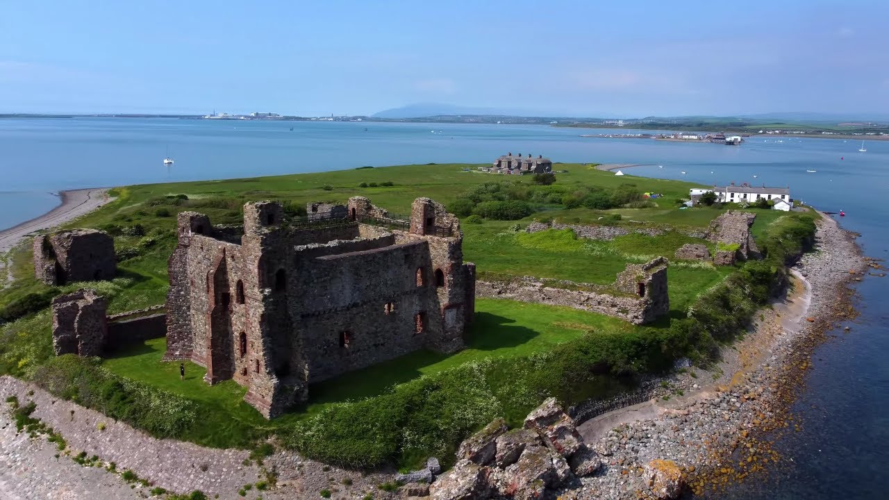 Exploring Stunning Piel Island & Castle, Cumbria. SD, HD 4K.