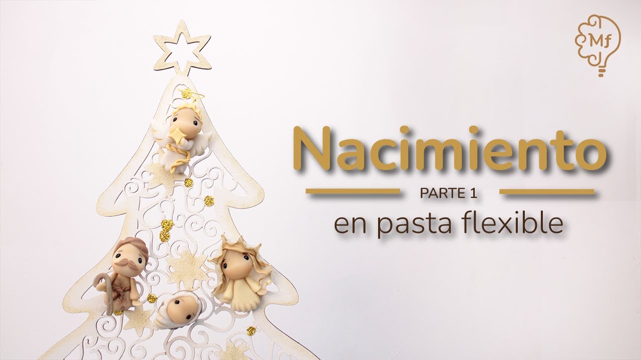 Nacimiento de pasta flexible | pasta francesa | Navidad porcelana fría |Christmas clay | parte 1