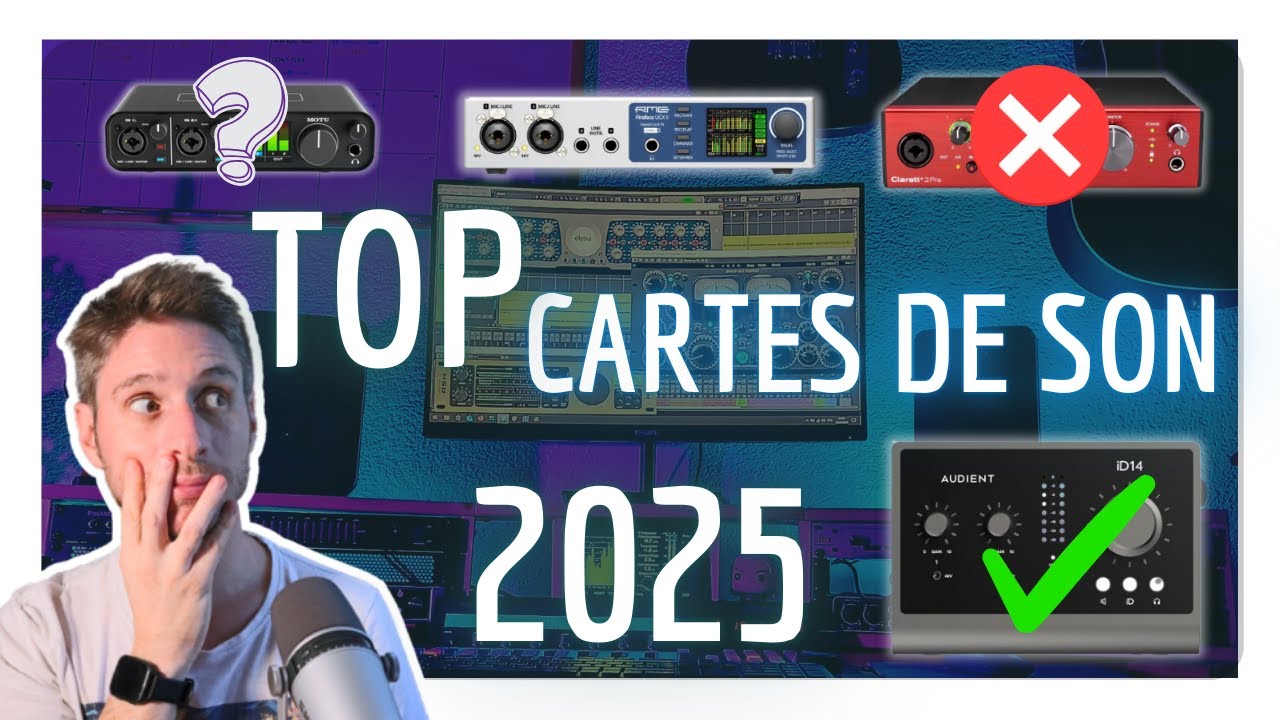 TOP des meilleures cartes son pour la MAO en 2025 !