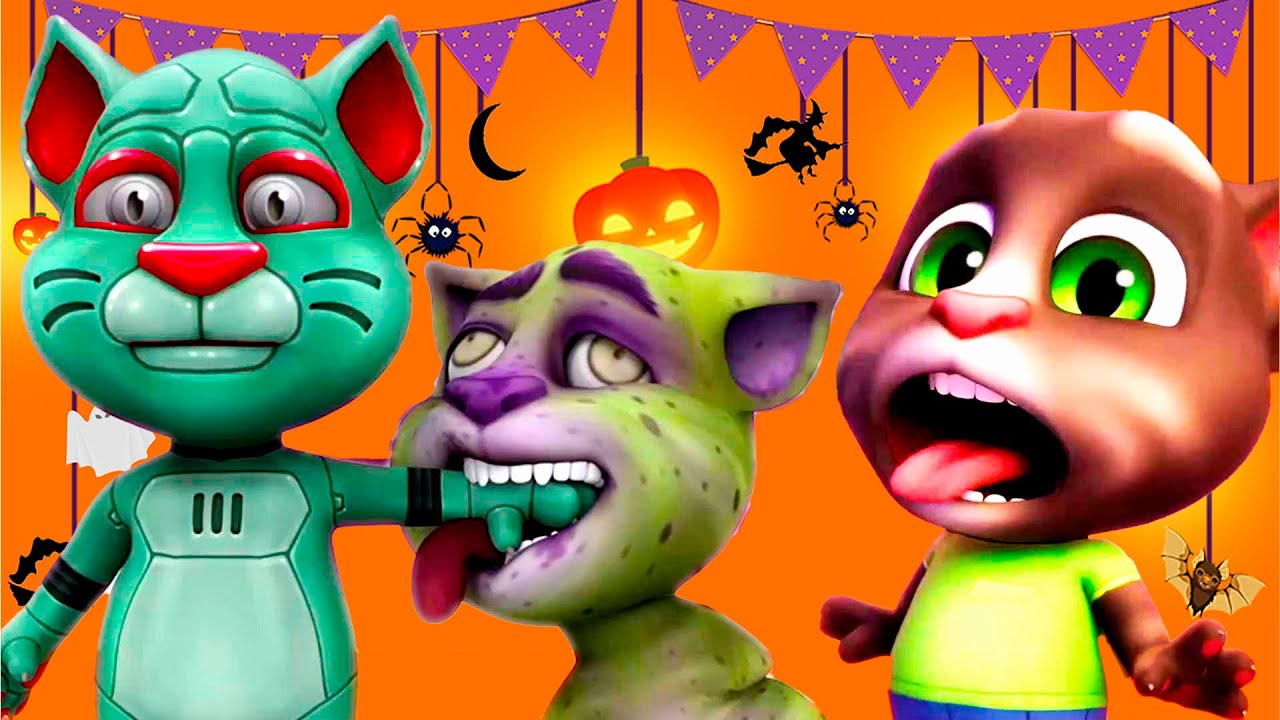 Talking Tom 👻 Fiesta Macabra 🎃 Especial de Halloween 🔥 Super Toons TV - Dibujos Animados en Español