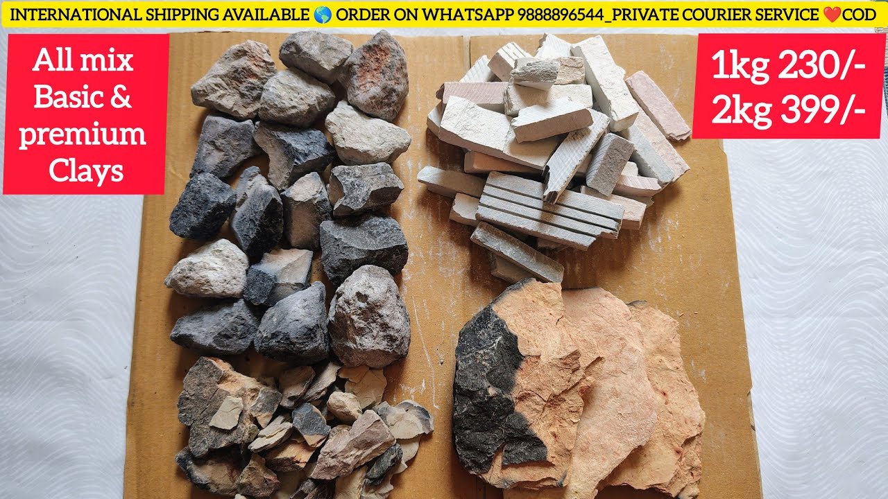 Offer🎉🥳 on all mix Nakumats , roasted multani, butter grey,slate items @Viralclayseller0109 
