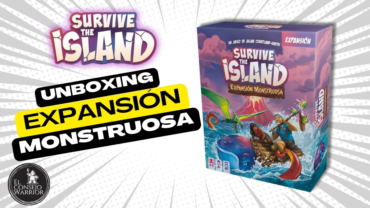 ¡Expansión Monstruosa de Survive the Island! - UNBOXING