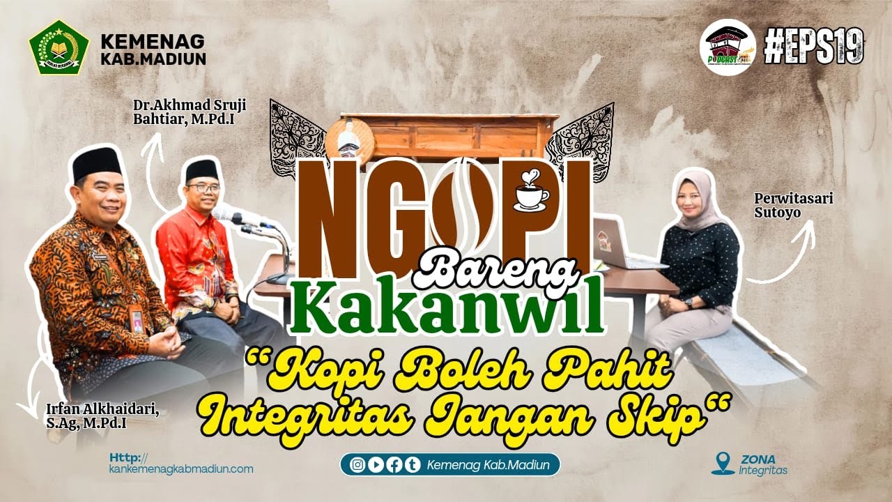 🔴Podcast 🔴 NGOPI 🍵Bareng KaKanwil Kemenag Prov.Jatim ❗️
