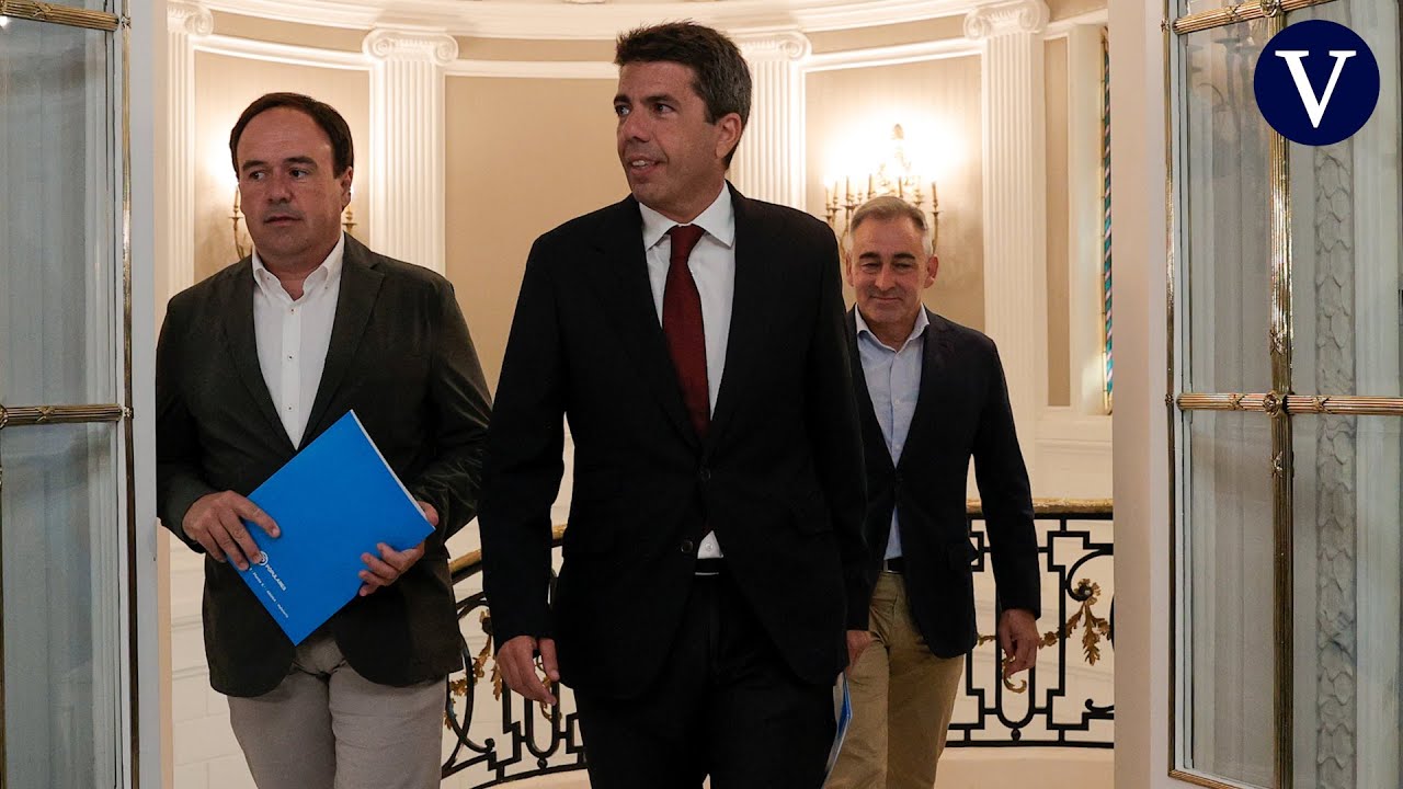 Carlos Mazón (PP) logra el apoyo de Vox para ser presidente de la Generalitat y formar gobierno