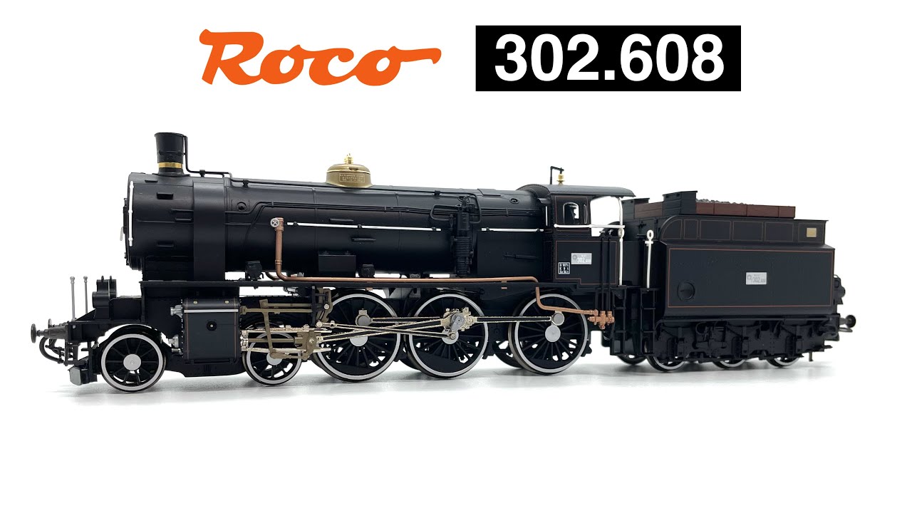 Modellbemutató: Roco MÁV 302.608