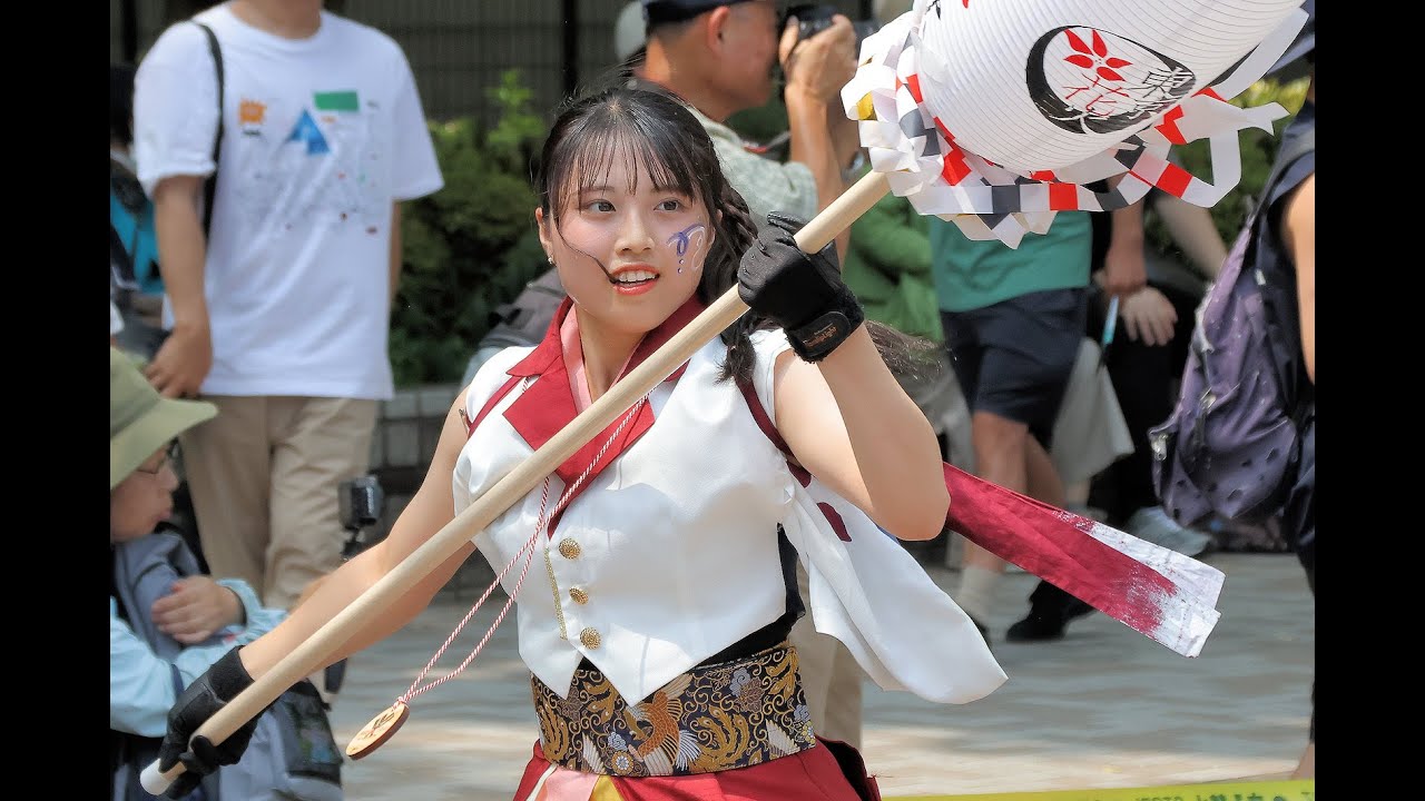 20250823原宿表参道スーパーよさこい2025（早稲田大学よさこいチーム東京花火）【４Ｋ】