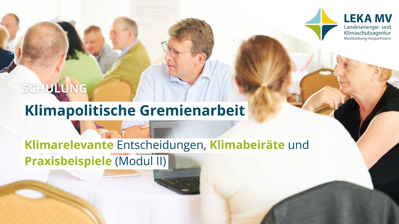 Kommunaler Klimaschutz ganz konkret: Tipps für die Gremienarbeit und inspirierende Praxisbeispiele
