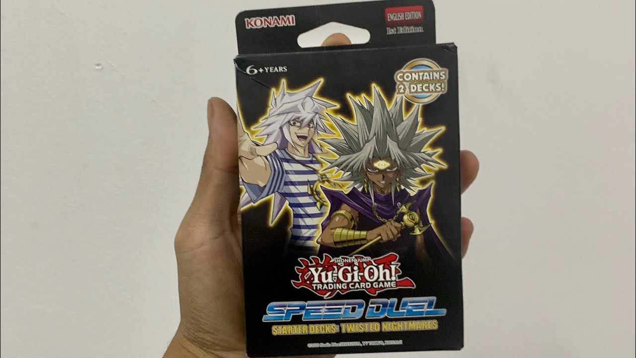 Yu-Gi-Oh! Speed Duel Twisted Nightmare Starter Deck Unboxing