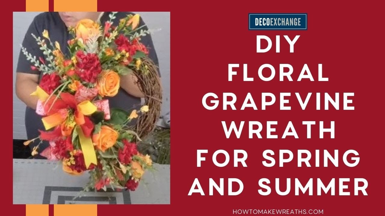 DIY Floral Grapevine Wreath for Spring and Summer| DecoExchange Live Replay