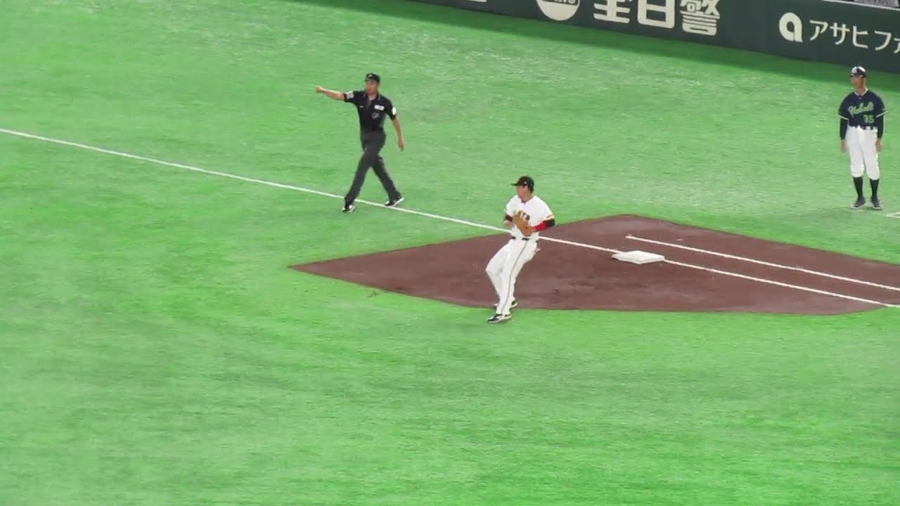 上手すぎる増田陸のファースト守備＜読売ジャイアンツ 対 ヤクルトスワローズ 2026年3月17日＞