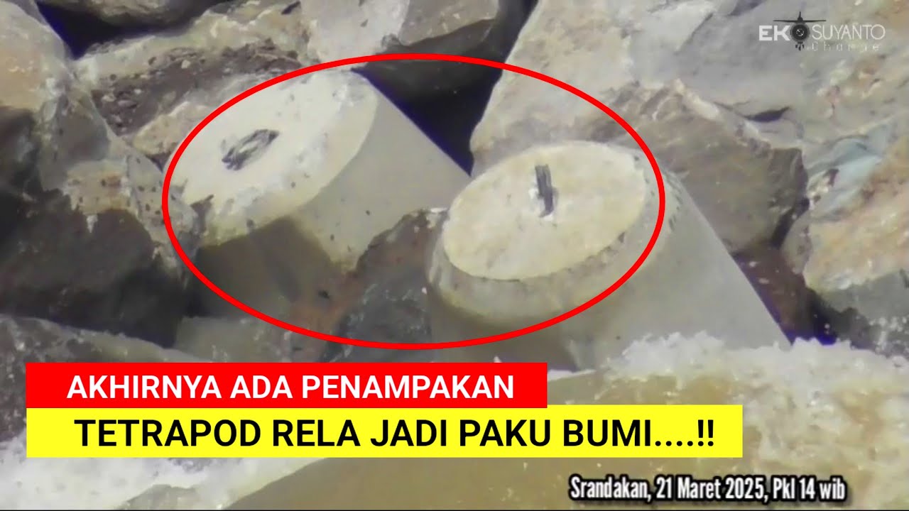 🔴 TETRAPOD JADI PAKU BUMI DAM SRANDAKAN ‼️ Segala Metode Penanganan Tanggap Darurat terus dikebut