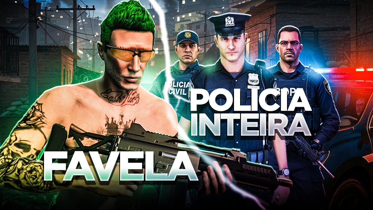 A MAIOR invasão DE FAVELA no GTA RP (LUQUET4)