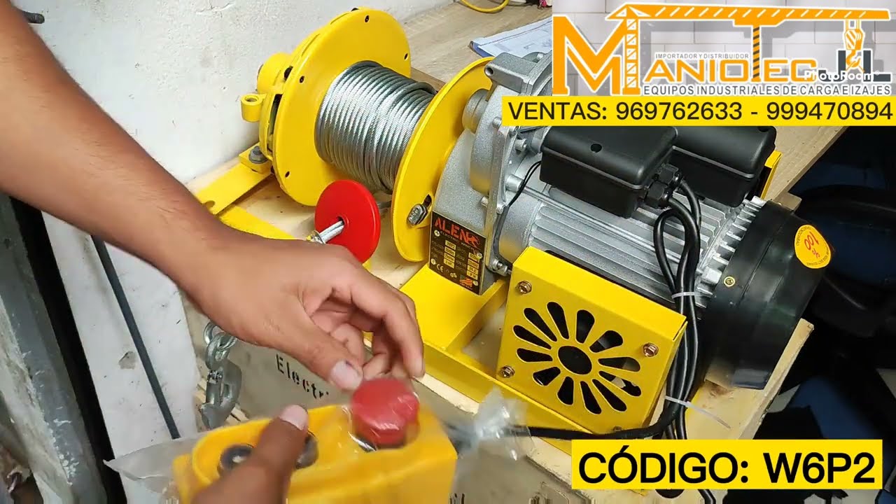 Winche Eléctrico Tecle Eléctrico Monofásico  -   winches Eléctricos  Alen AMERICAN