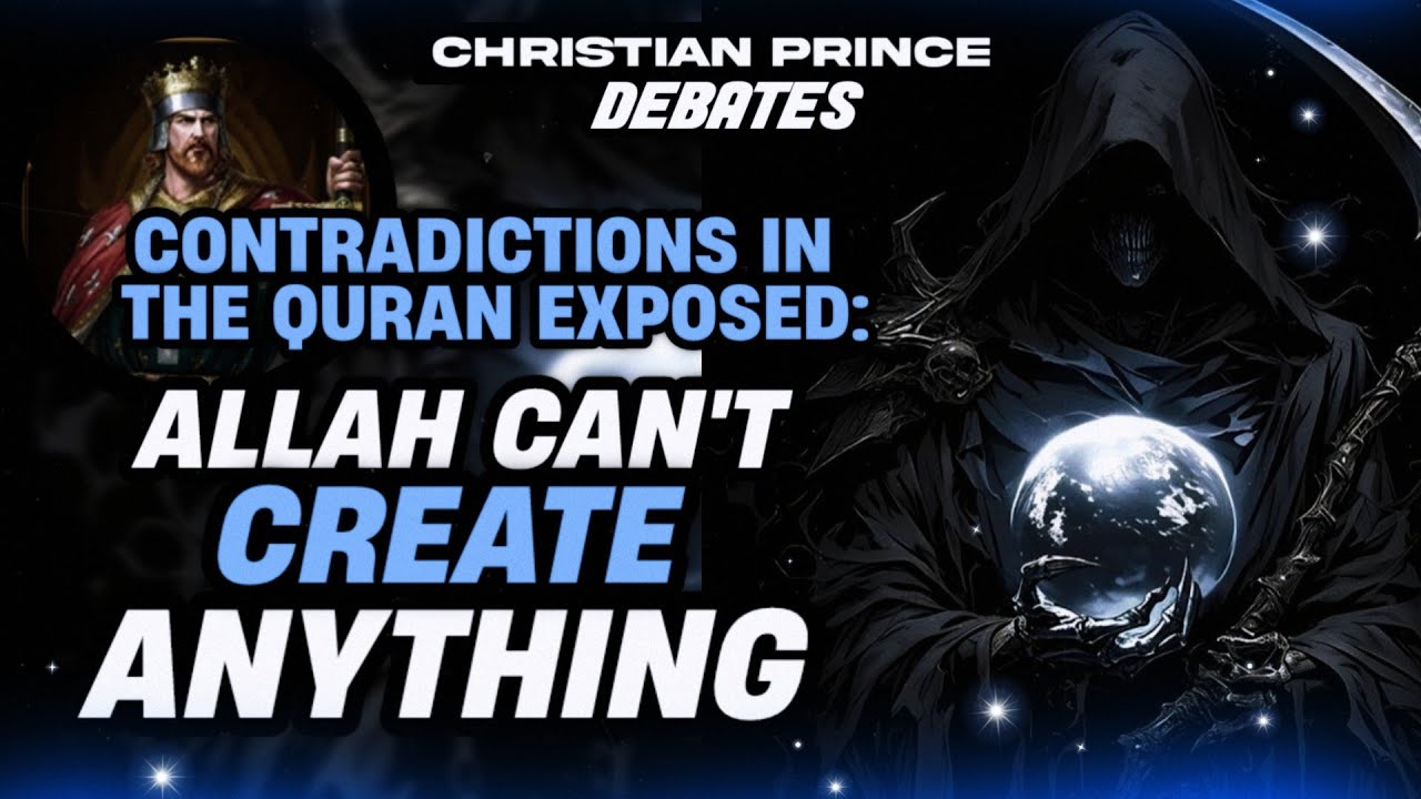Muslim runs from debate after realizing Allah Can't Create ANYTHING | Christian Prince debates