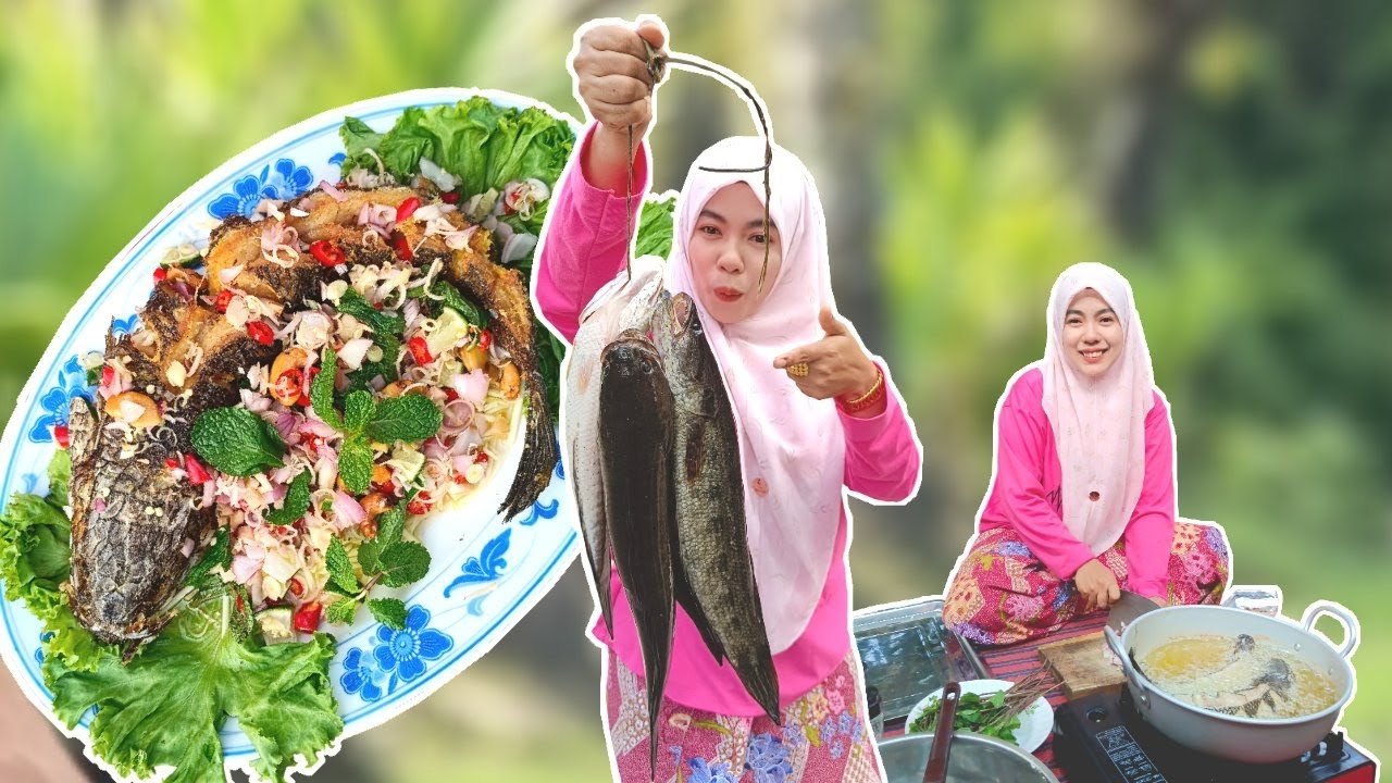 ikan haruan kerabu serai kak2 yo bae2 yo Oooo