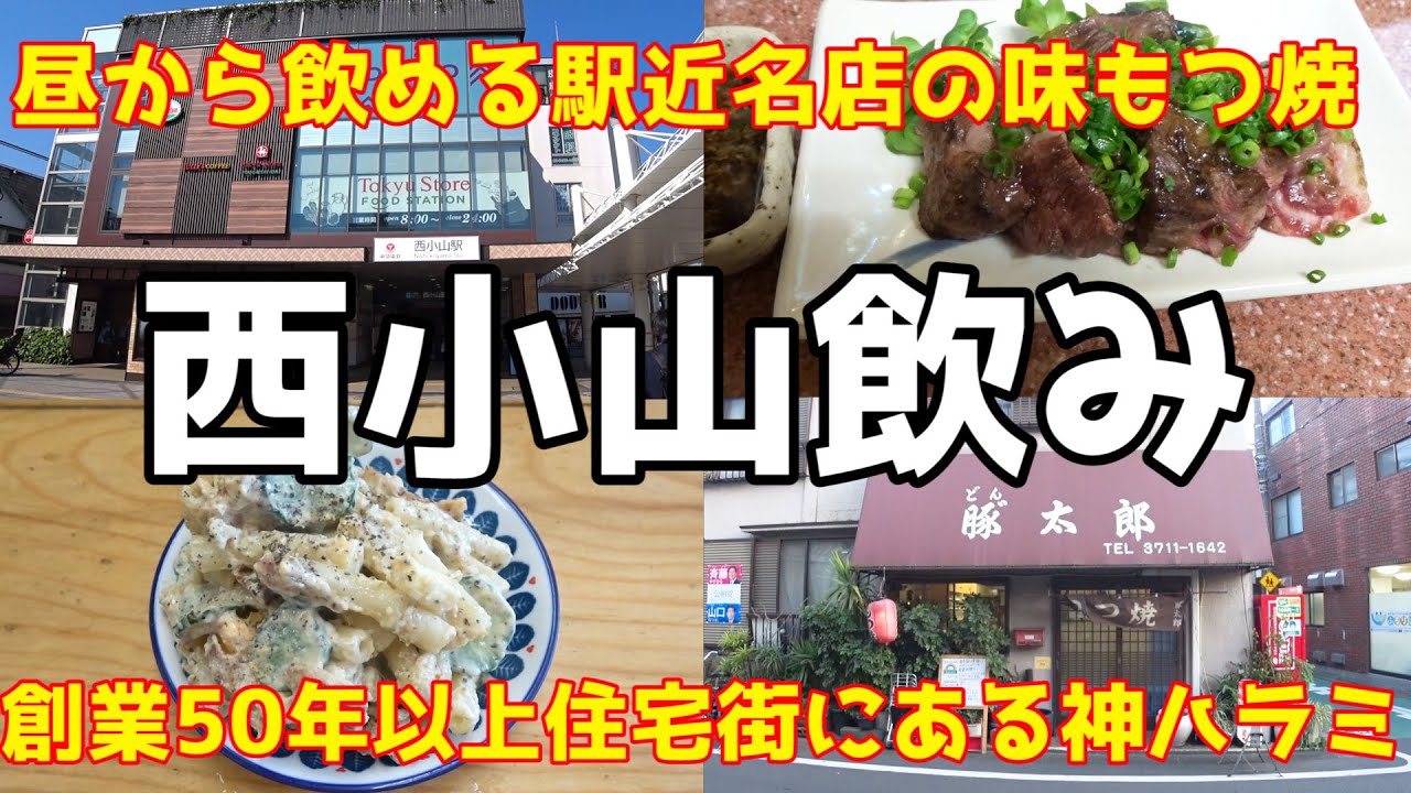 【西小山】昼から飲み屋の多い街ではしご酒！神旨ハラミで覚醒【昼飲み】