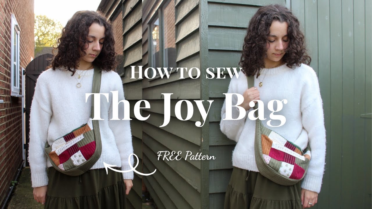 Как сшить сумку Joy Bag || БЕСПЛАТНАЯ выкройка в формате PDF || Лоскутная стеганая сумка через плечо