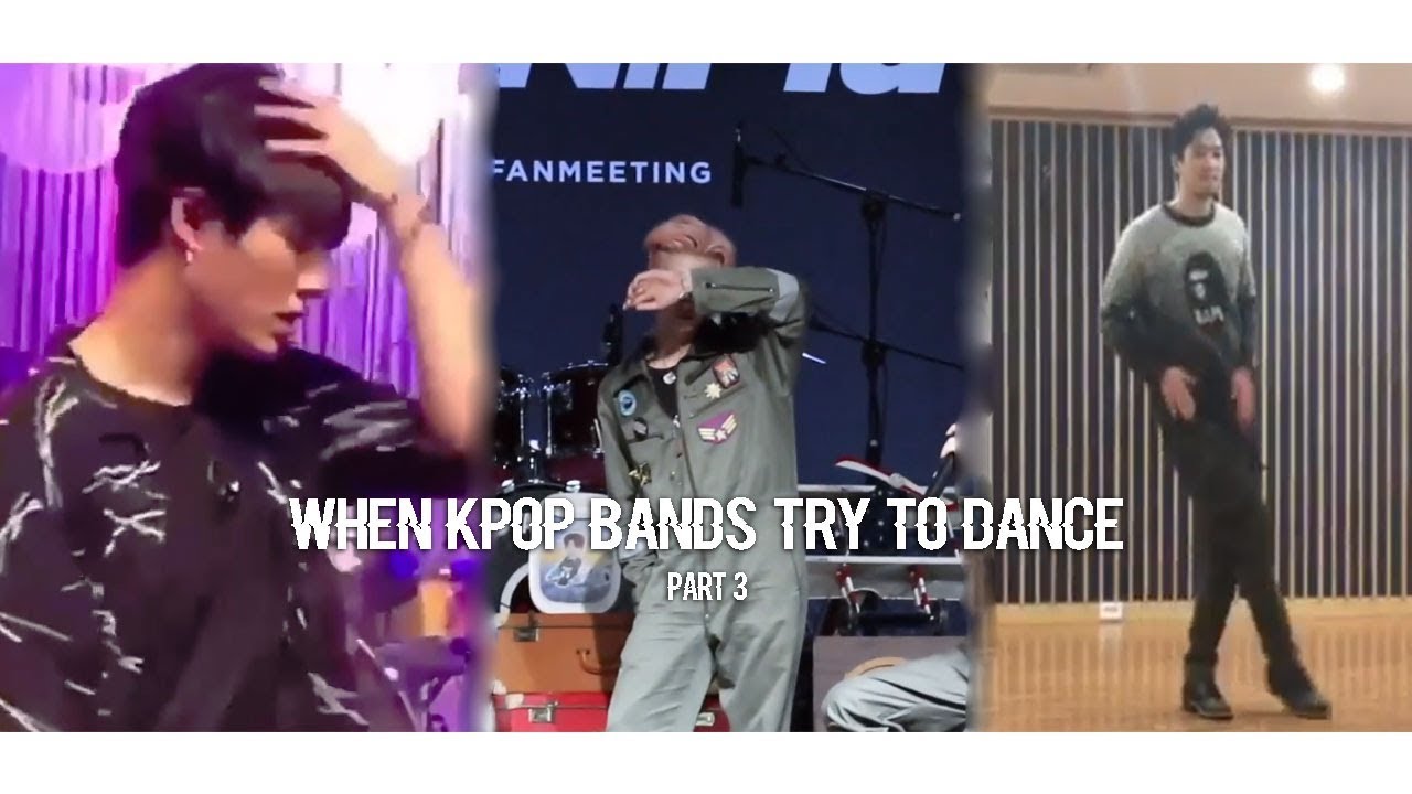 when kpop bands try to dance pt. 3 (day6, n.flying, onewe, ft island etc.)