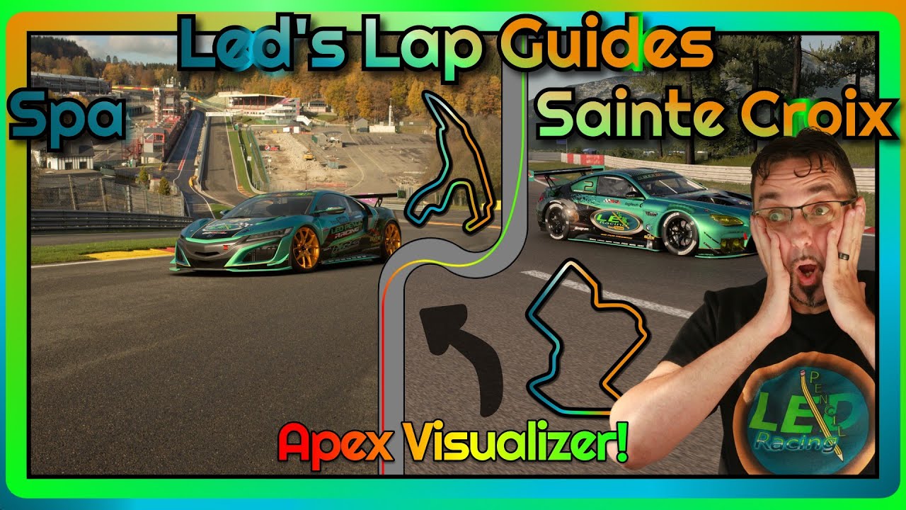 GT7 Led's Lap Guides: Гонка B — Спа / Гонка C — Сент-Круа