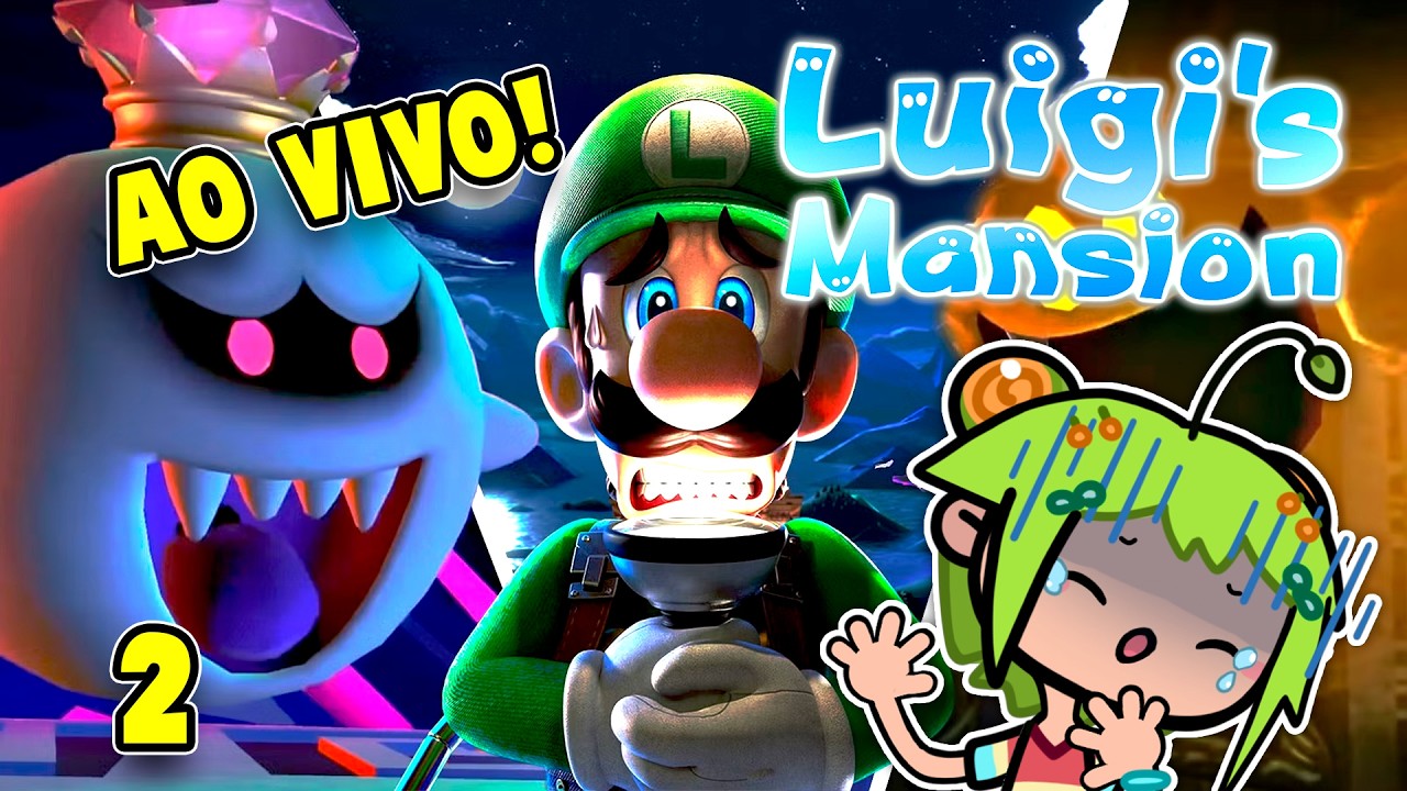 JojOnny Jogando Luigi's Mansion AO VIVO! Noite 2