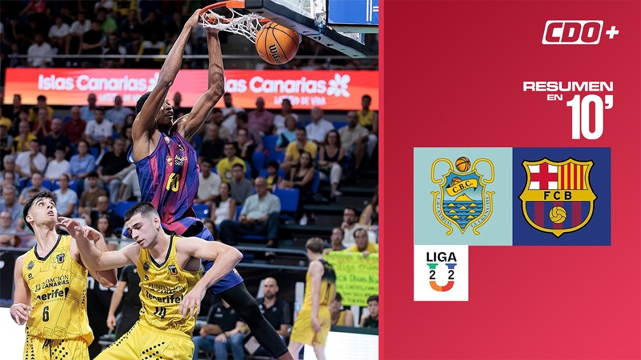 🏀 Resumen en 10': CB Canarias vs Barcelona - Liga U-22 Jornada 7 - Fase 2
