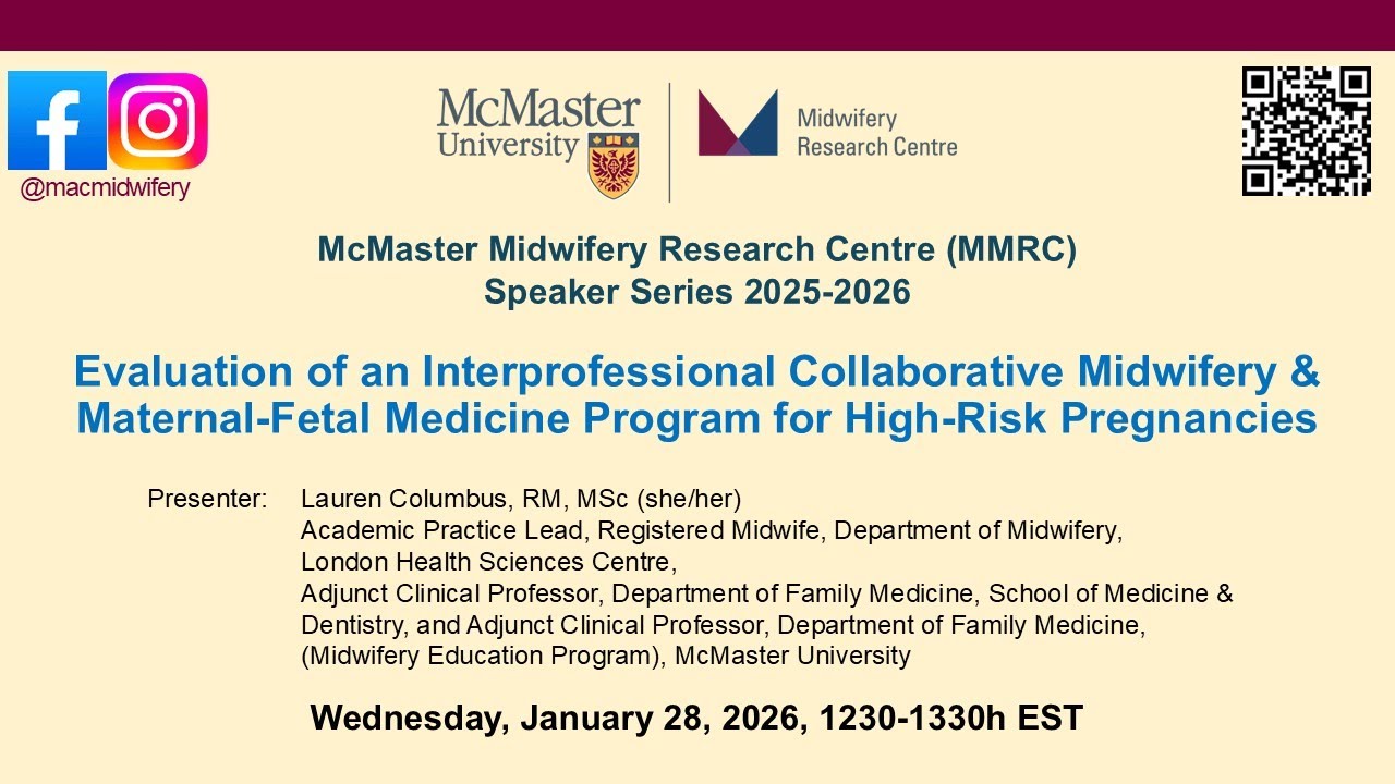 Evaluation of Interprofessional Collaborative RM&MFM Pgm for High-Risk Pregnancies - Lauren Columbus