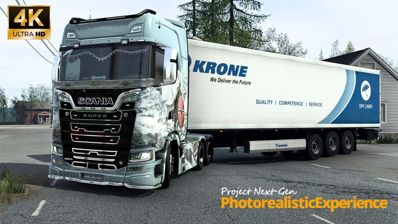 🌧️ ETS2 1.58 | Gráficos Ultra Realistas |🚛 🎮 #ets2 #eurotrucksimulator2 #gaming #marrecogod