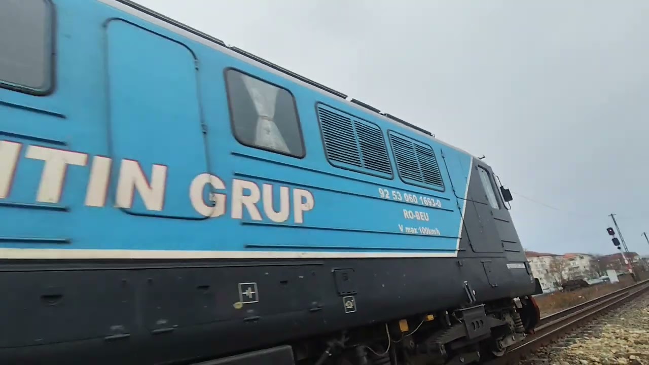 Locomotivă Constantin Grup trece cu mega goarne spre gara Oradea Est! 😎🚄