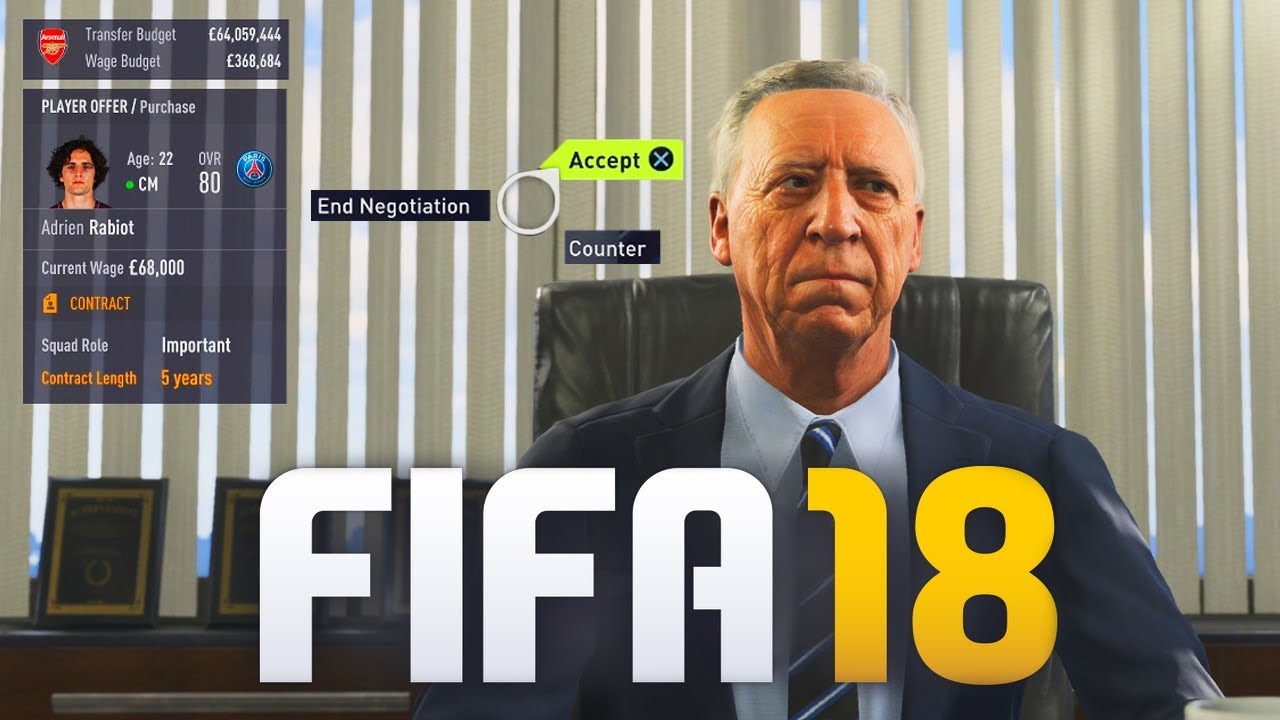 FIFA 18 TRANSFER NEGOTIATIONS GAMEPLAY!