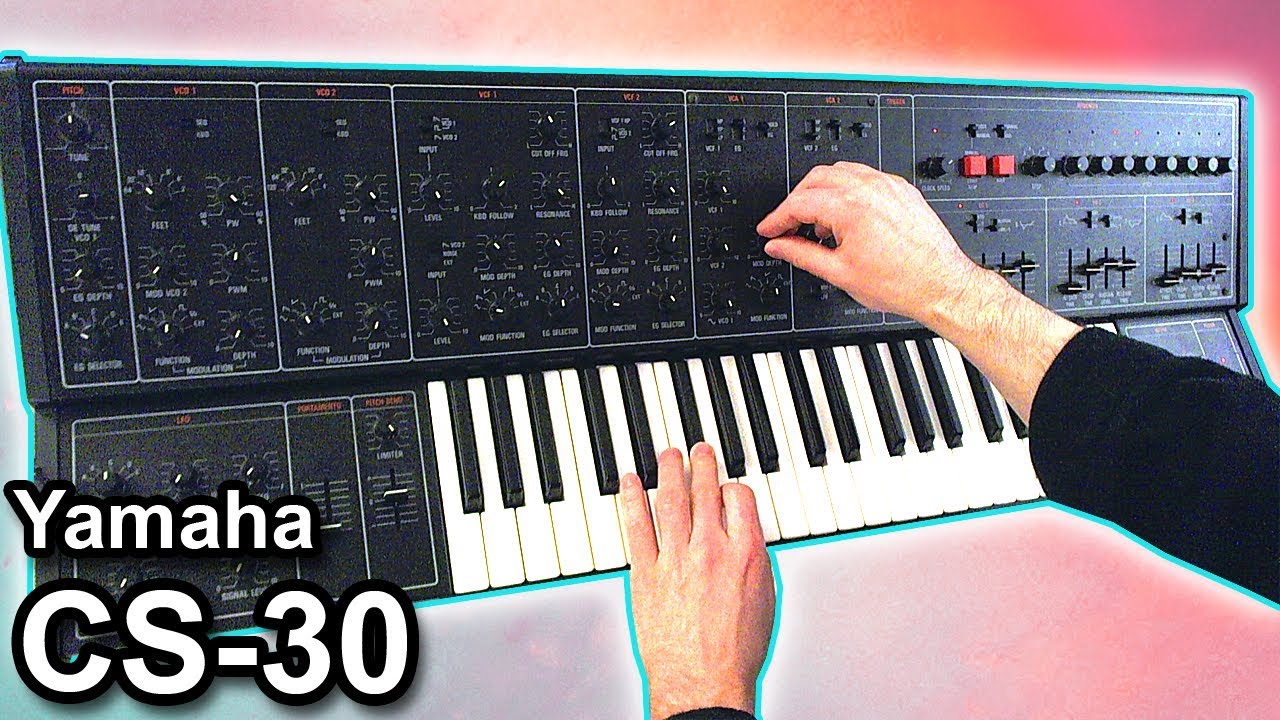 YAMAHA CS-30 - Ambient chillout music 【SYNTH DEMO】